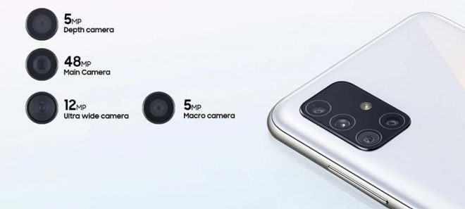 Samsung galaxy a51 camera